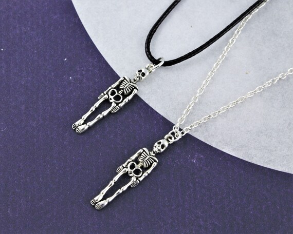 Skeleton Necklace Halloween Jewelry 