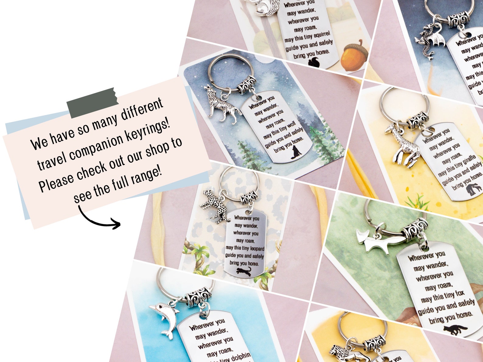 Personalised Travel Turtle Keychain, Travelling Turtle Bag Charm ...