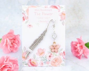 Flower Charm Bookmark, Garden Gifts, Gifts For Mum, Metal Bookmarks, Symbol Of Love, Joy And Beauty, Floral Gifts, Thank You Wedding Florist