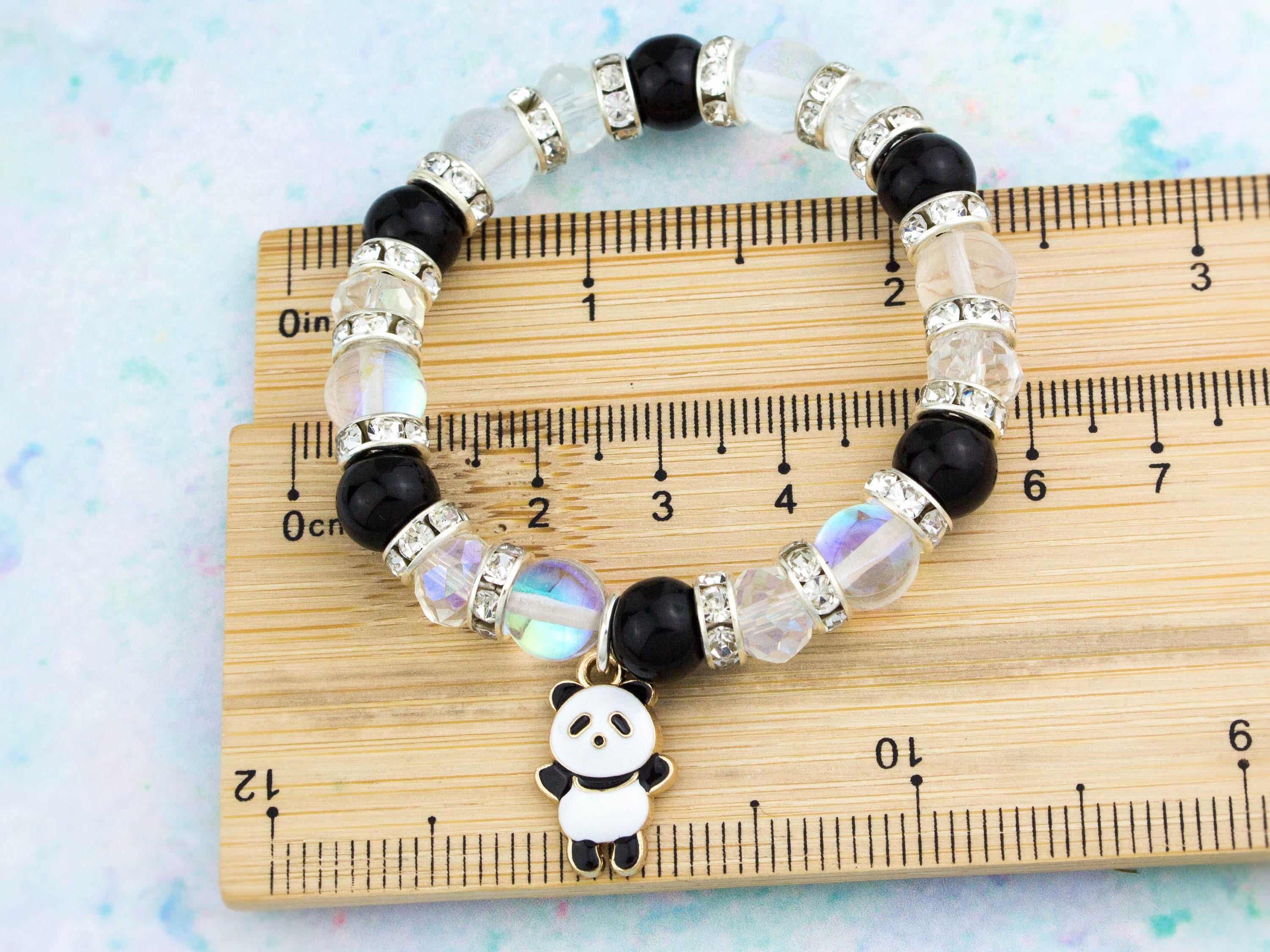 Panda Charm Silver, Clip on clasp and carrier bead – Perfectcharm