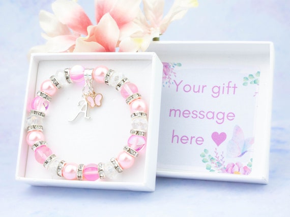 Cadeau D'anniversaire Pour Fille De 10 Ans : Bracelet Papillon Ajustable - Idée Cadeau Pour Petite-fille, Nièce, Ado