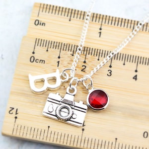 Camera Necklace, Camera Jewellery, Gifts For Photographers, Photography Lover Gift, Vintage Retro Camera Pendant, Thank You Photographer image 3