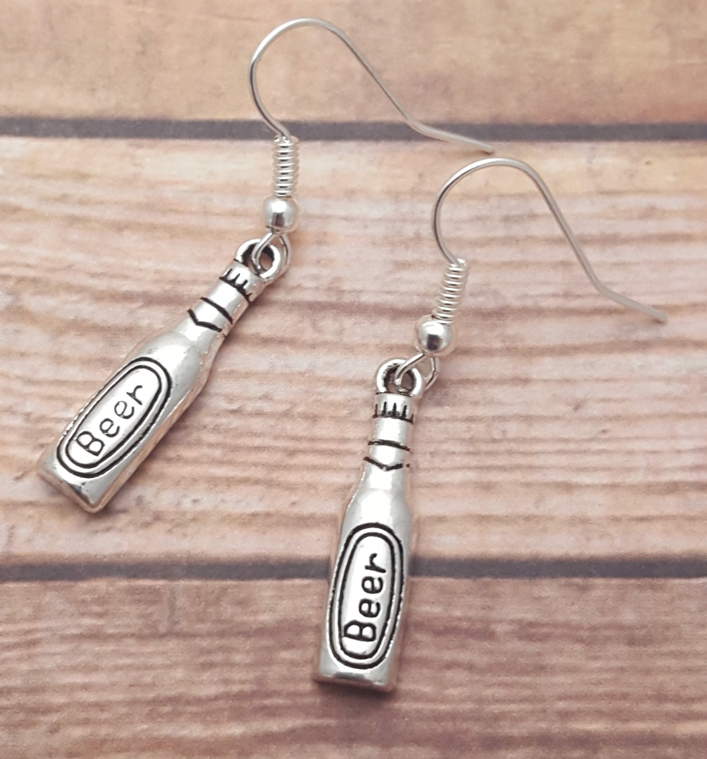Beer Earrings Lager Earrings Booze Earrings Alcohol Etsy