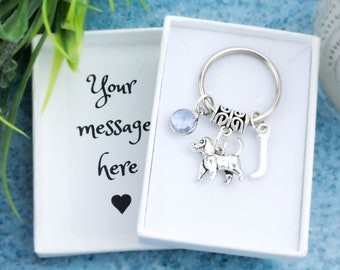 Puppy Keyring, Personalised Gift, Dog Keychain, Dog Charm, Dog Walker Gift, New Puppy Gift, Pet Loss Gift, Dog Adoption Gifts, Groomer Gift