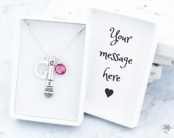 Microphone Necklace, Personalised Gift, Music Necklace, Singer Gift, Singing Jewellery, Gift For Choir Singer, Performer Gift, Karaoke Lover