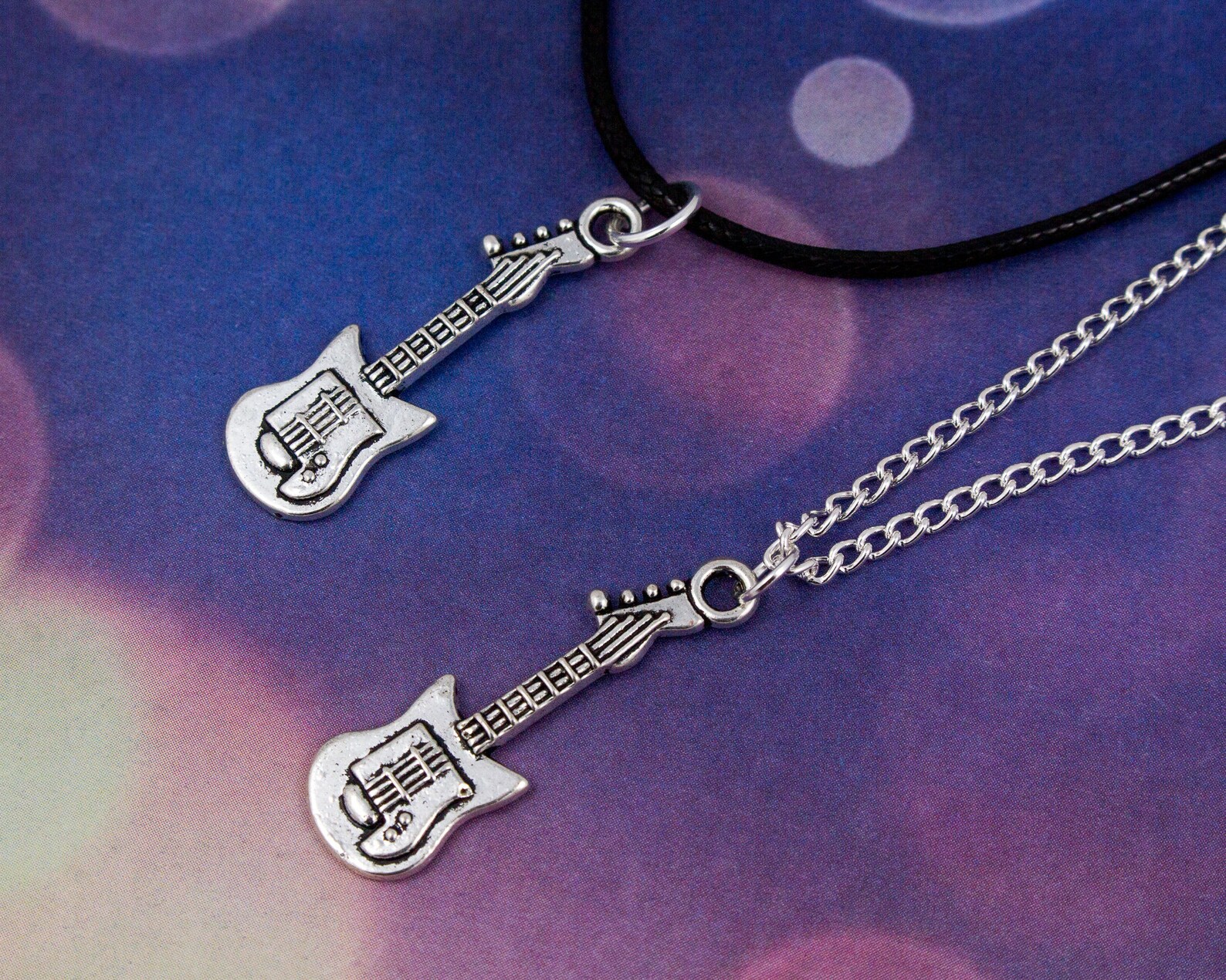 Electric Guitar Necklace Guitar Jewellery Guitar Player Etsy UK