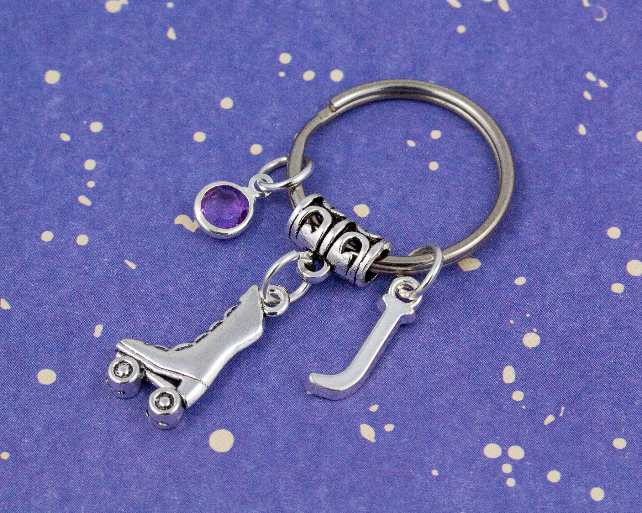 Roller Skate Keyring Personalised Gift Roller Skating Gifts Etsy