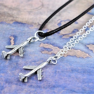 Plane Necklace, Airplane Jewellery, Aeroplane Necklace, Aircraft Jewelry, Travel Gifts image 3