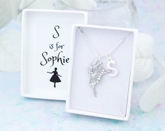 Dance Necklace, Personalised Gift, Children's Jewellery, Ballerina Necklace, Ballet Gifts, Gifts For Dancers, Little Girl Dancer Necklace