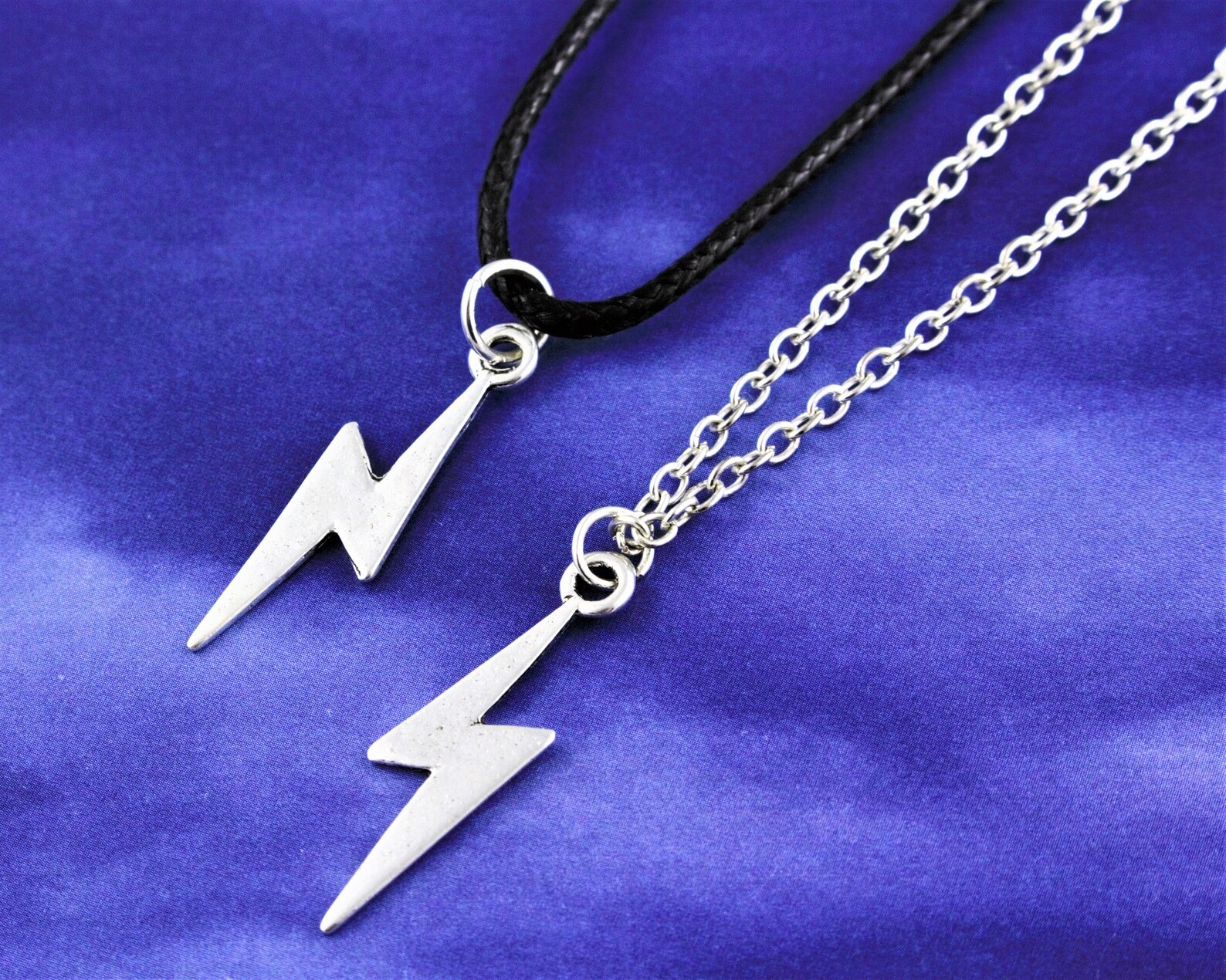 Lightning Bolt Necklace Thunderbolt Jewelry Power Symbol Etsy UK