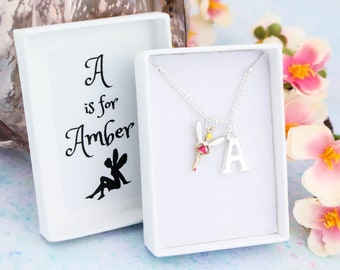 Fairy Necklace, Personalised Gift, Children's Jewellery, Little Girls Gift, Pixie Necklace, Cute Charm Accessories, Fairy Tale Jewellery