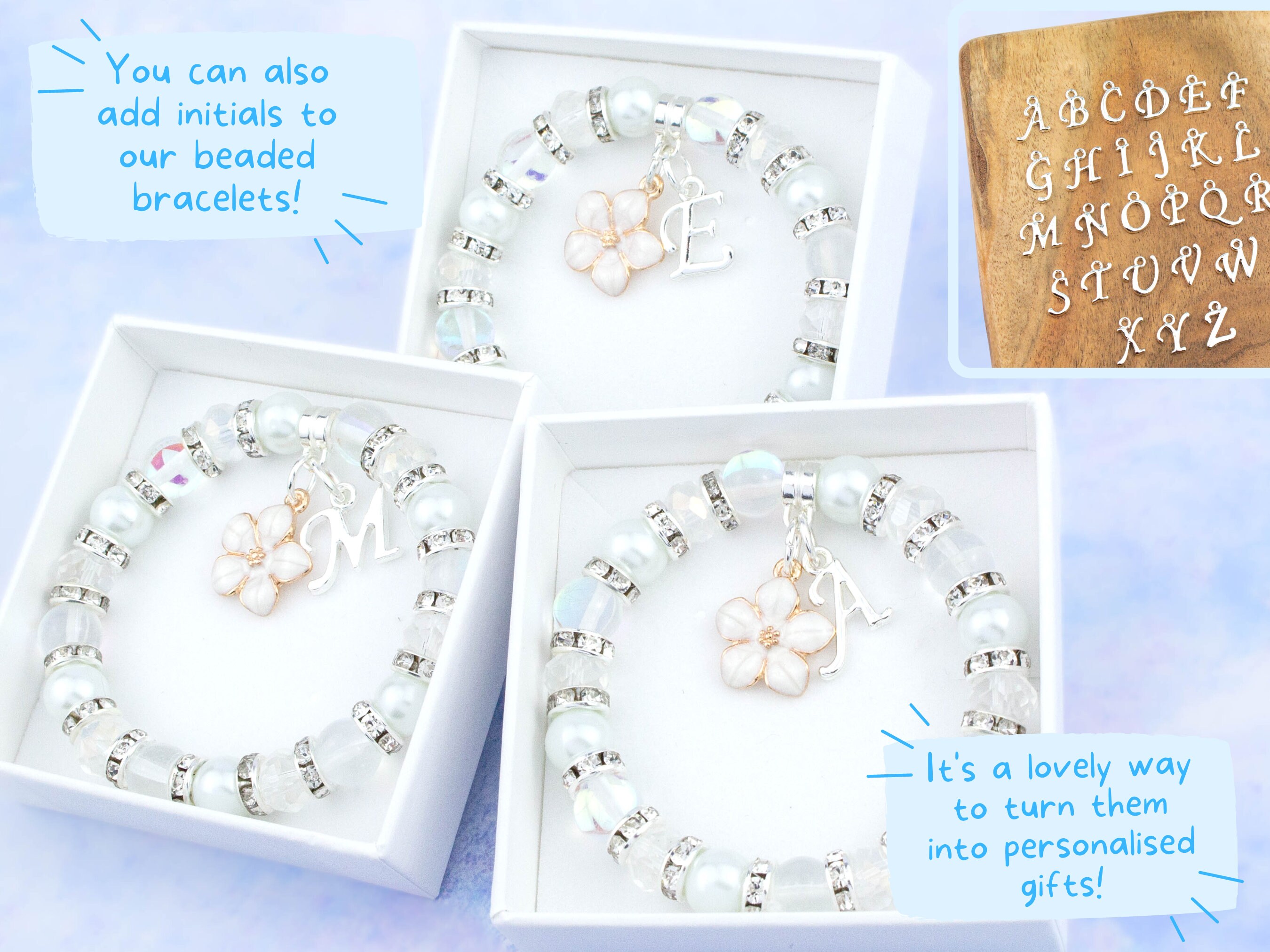 Buy a Girl's Personalised Bracelet - 'Adored'- Christian Jewellery - Gifted  Memories Faith Australia