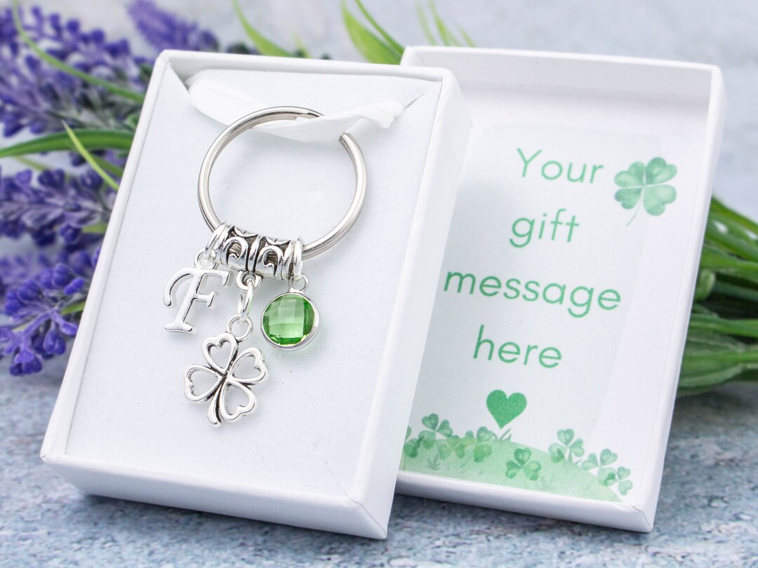 Four leaf clover keyring best sale