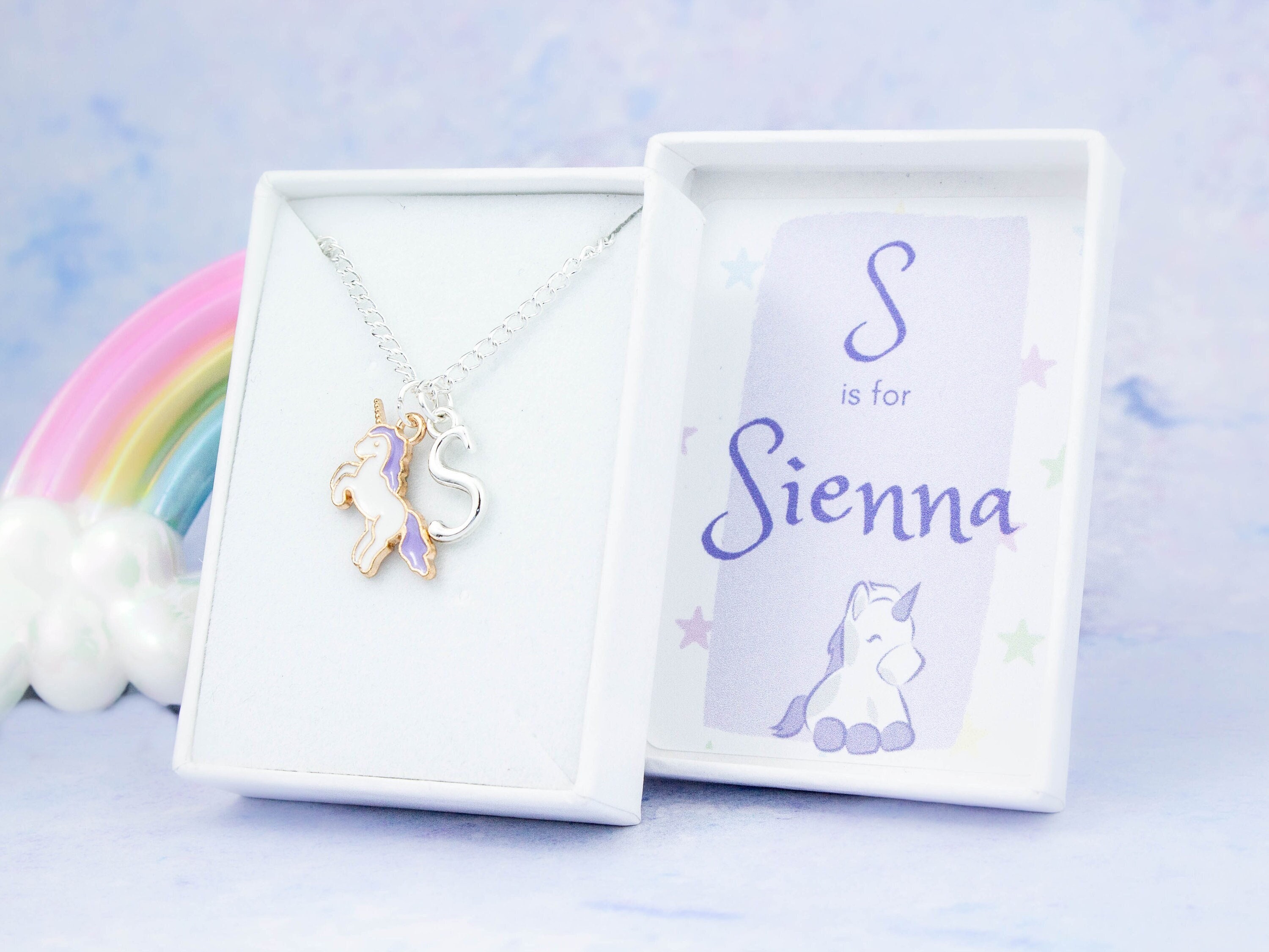 UNGENT THEM Happy 4th Birthday Gifts for Girls Unicorn Necklace for Little  Girls Unicorn Jewelry Gifts for Girls Daughter Sister Granddaughter Niece  Birthday Party