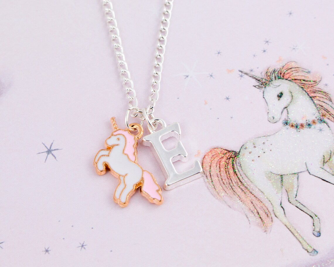 Unicorn Necklace Little Girl's Gifts Unicorn Jewellery Etsy