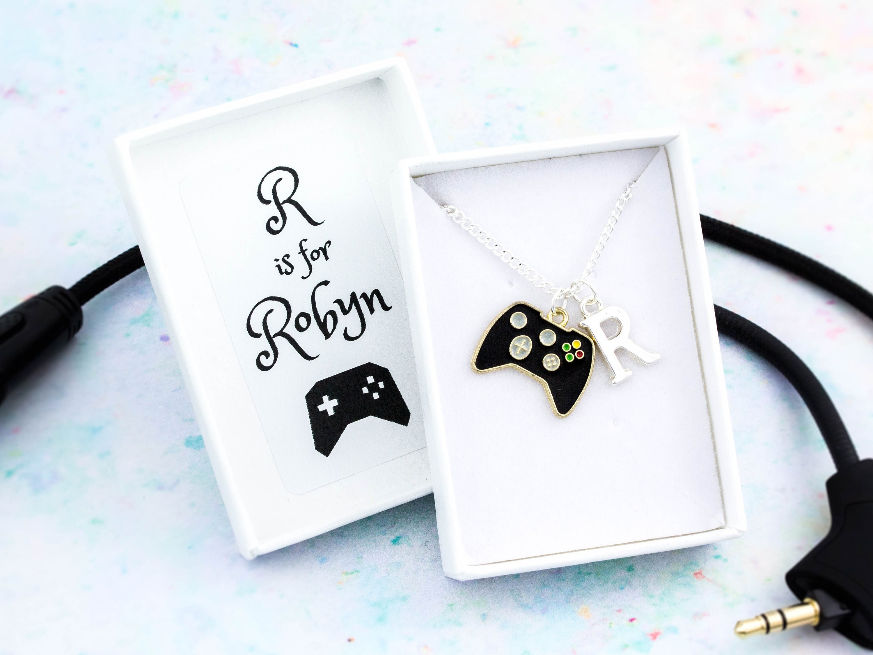 Game Controller Necklace, Personalised Gifts, Children's Jewellery, Gamer Gifts, Custom Jewelry For Kids, Boy's Necklace, Gamer Girl Gift