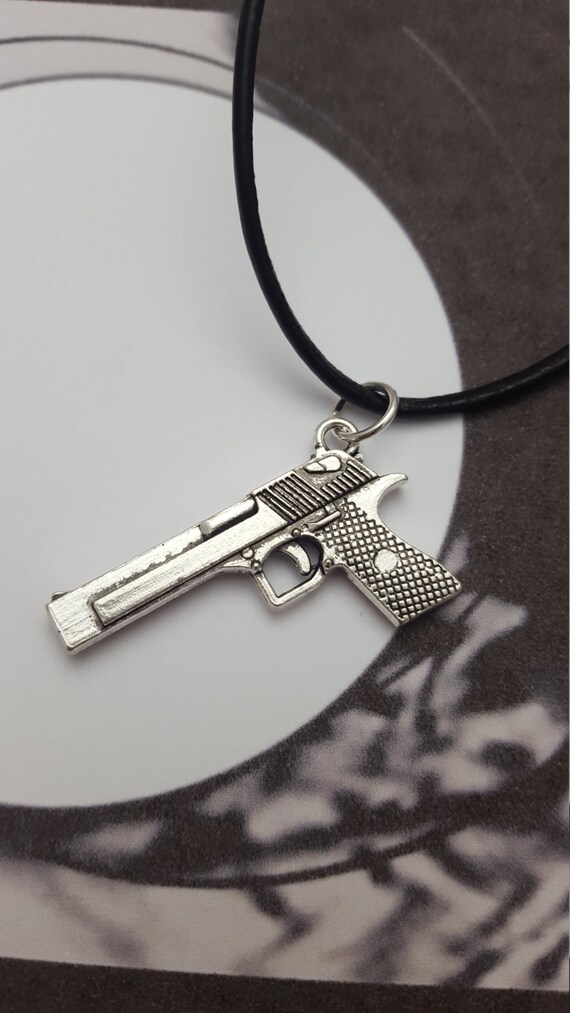 GOLD or SILVER UZI MACHINE GUN PISTOL BOX KEYRING KEY CHAIN UK SELLER RIFLE RING