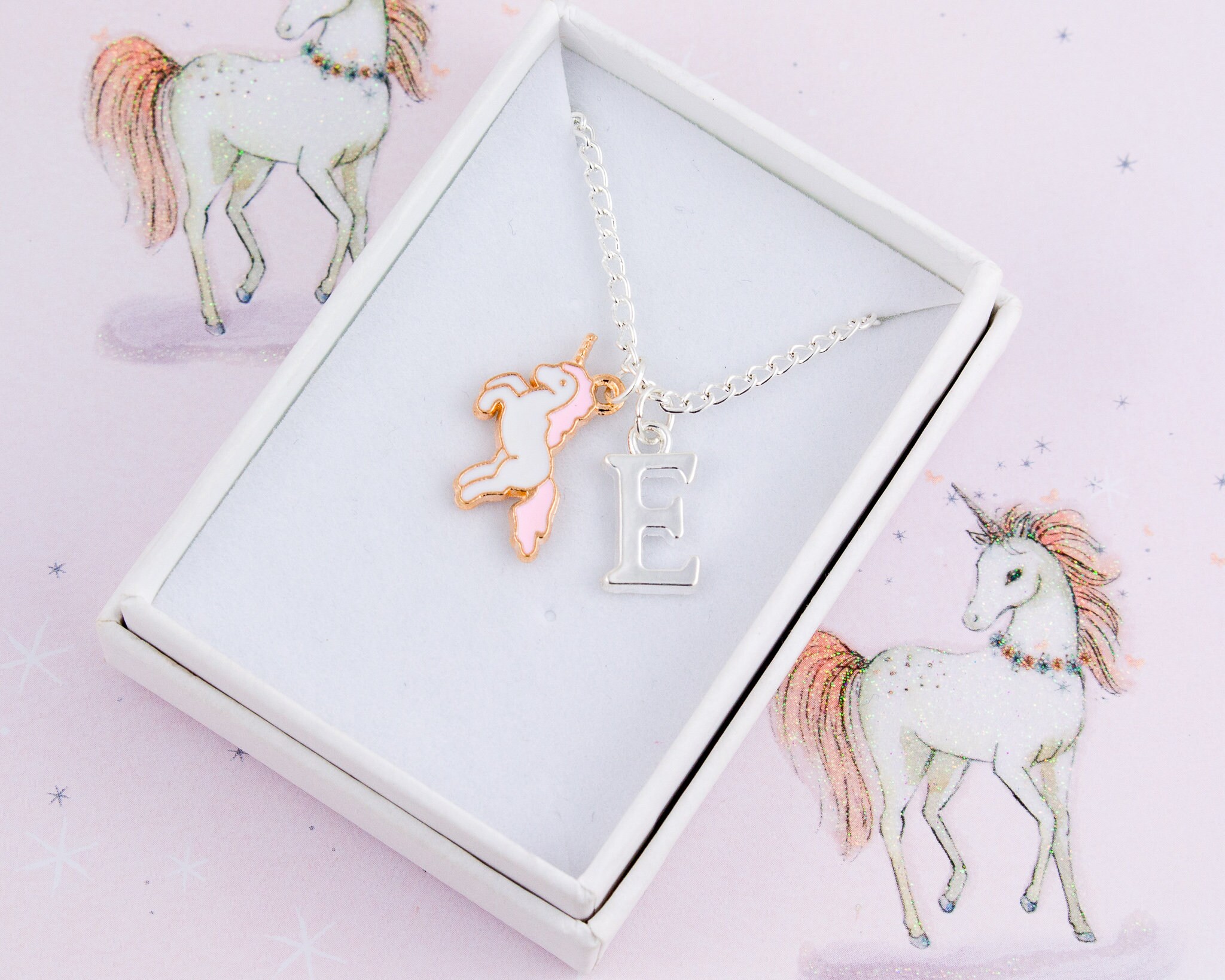 Unicorn Necklace Little Girl's Gifts Unicorn Jewellery Etsy