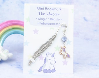 Purple Unicorn Charm Bookmark, Fairy Tale Book Gifts, Childrens Gifts, Metal Bookmarks, Symbol Of Magic, Beauty And Fabulousness, Fantasy