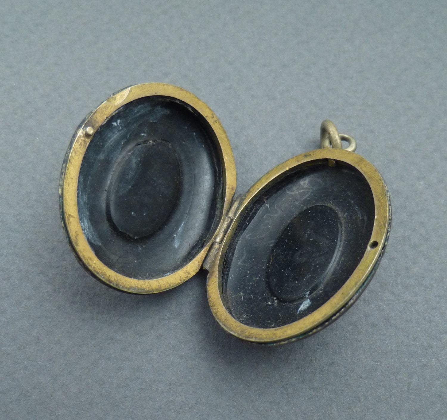 Gutta Percha With Gold Locket Etsy