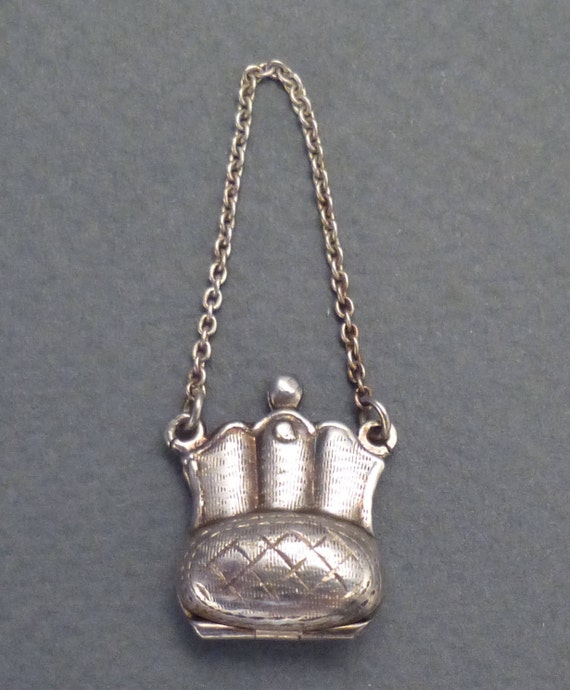 Victorian Silver Purse Fob - image 2