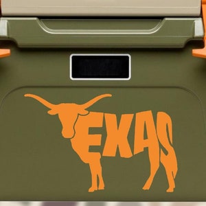 Texas Longhorn Decal/Sticker (ANY Size!)