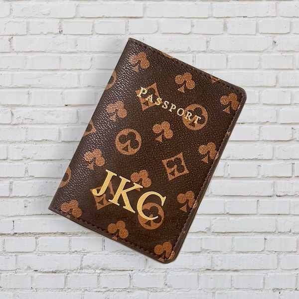 Monogram Graphic Passport Cover/Case with Card Holders