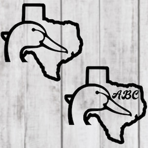 Texas Mallard Duck Decal/Sticker - Customizable! (ANY Size!)