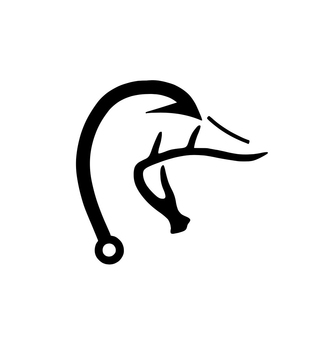 duck made out of deer antlers and a fish hook Metal sign  Twisselman Trading Co Duck, Deer Antler, Fish Hook
