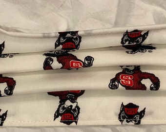 NC State Wolfpack face mask
