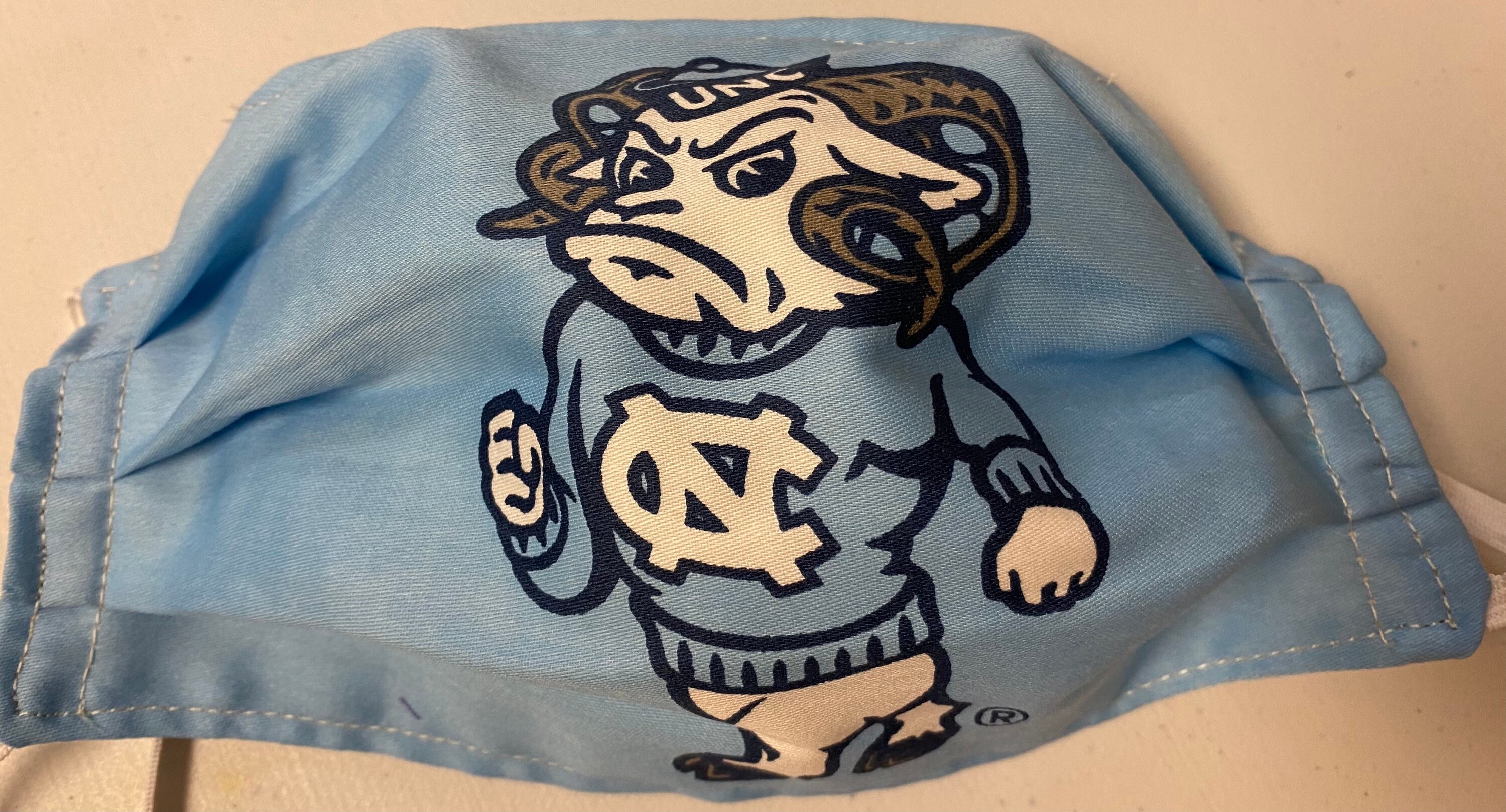 University of North Carolina Face Mask Etsy