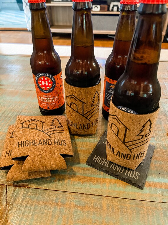 Custom Cork Koozies Etsy