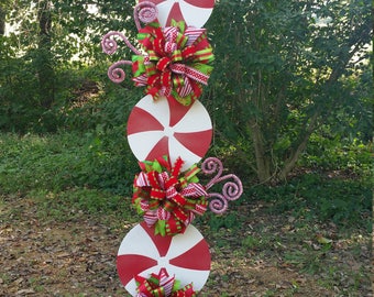 Candy Cane Decor Etsy