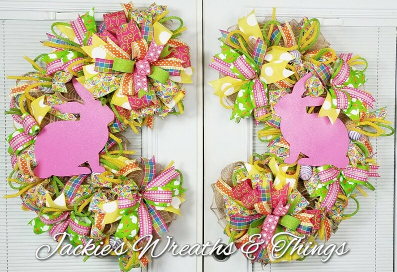 Wreath Tutorial Double Door Wreath Learning Decor Tutorial Etsy