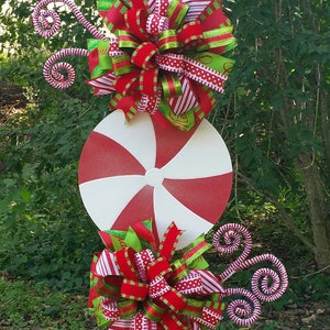 Peppermint Stand Tutorial, Candy Cane Tutorial, Decor Tutorial, DIY Christmas Tutorial, Christmas Decorations image 3