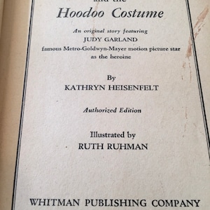 Judy Garland and The Hoodoo