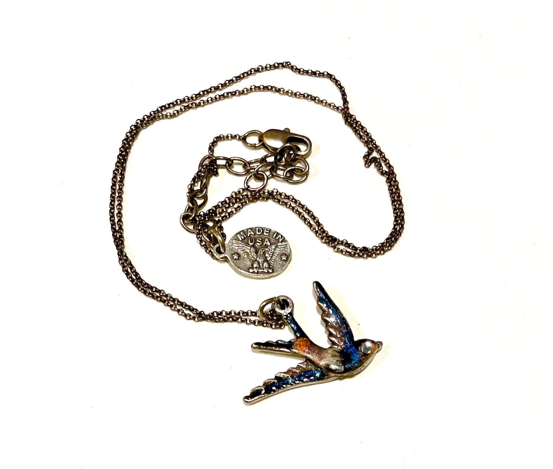 Bluebird of Happiness Necklaces - Etsy