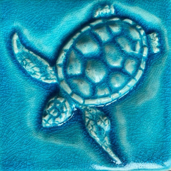Turtle Shower Tile Etsy