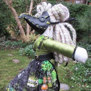 Herberta - Plague Doctor haunted Rag Doll