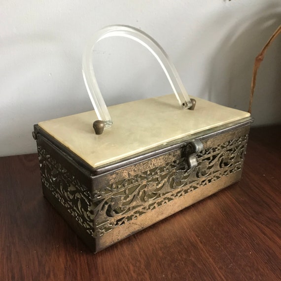 Vintage 1950s Box Purse