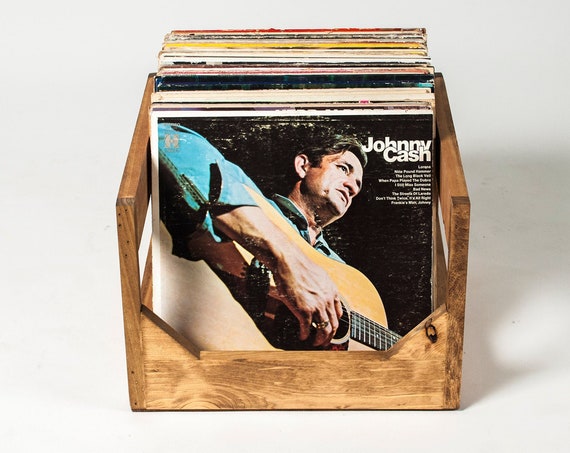 12inch Vinyl Storage Crate // Holds up to 80 records! // Handmade With Love // Stylish Milk Crate Replacement