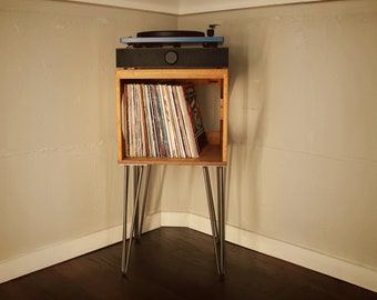 The Zenith Tallboy - Vinyl Record Storage Turntable Stand