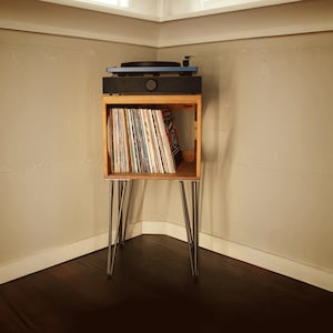 The Zenith Tallboy - Vinyl Record Storage Turntable Stand