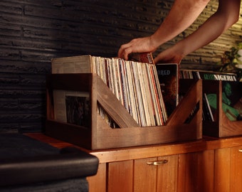 The Milk Crate Alternative: 12-Inch Vinyl Record Storage