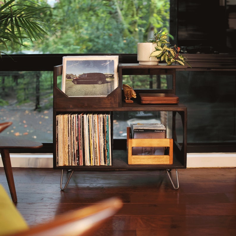 The Vinyl Storage End Table image 1