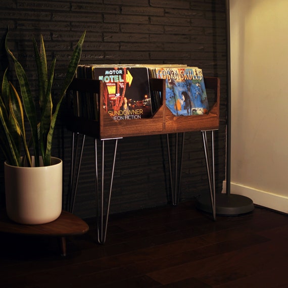 The Deluxe Tallboy Vinyl Record Storage: Flip Bins That Display Your  Collection of 120 Vinyl Records 