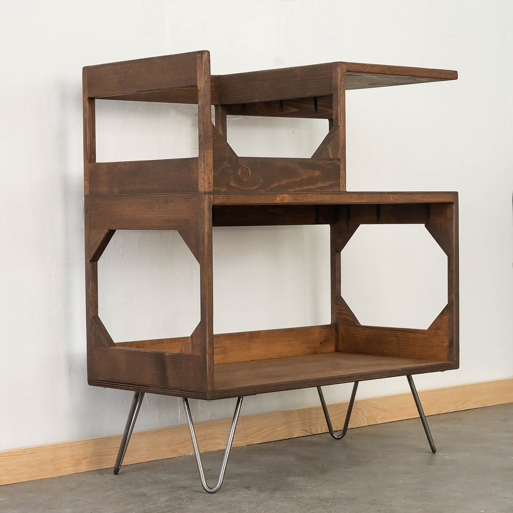 Functional Furniture The Vinyl Storage End Table