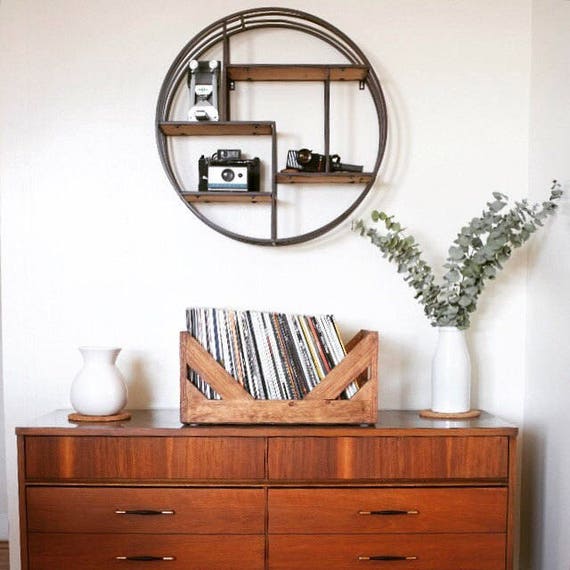 12" Vinyl Record Storage - A stylish Alternative to milk Crates! Hand Made and specially designed for storing your collection of 12" Vinyl.