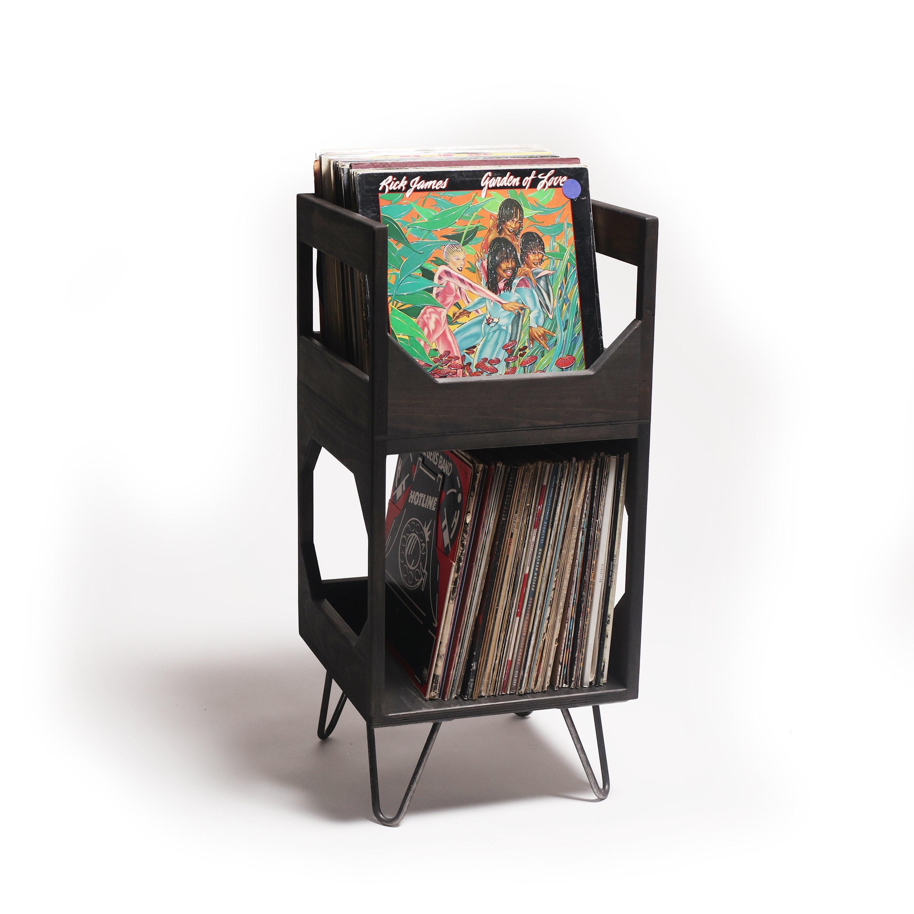 Record Box - Vinyl Record Storage - 7 Schallplatten Aufbewahrung