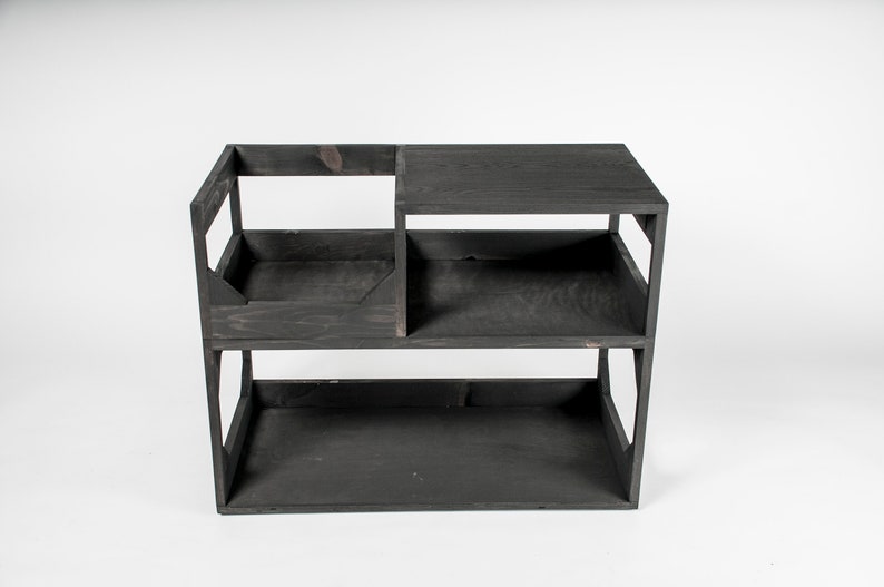 Functional Furniture The Vinyl Storage End Table Etsy